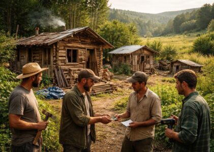 Qui paye les cabanes pour une construction sauvage dans les zones rurales ?