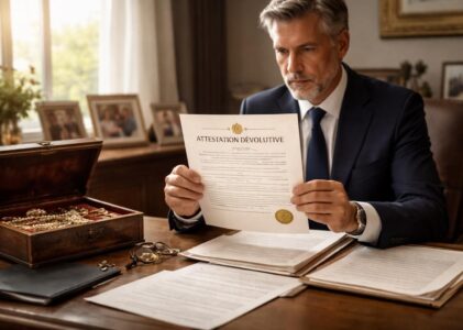 Les enjeux d&rsquo;une attestation dévolutive dans le cadre d&rsquo;une succession