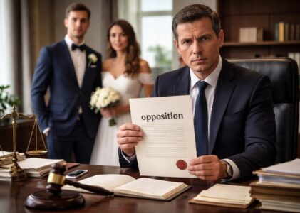 L&rsquo;opposition à un mariage du procureur : un acte juridique plein de surprises