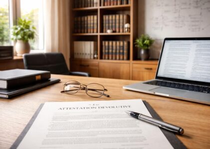 Comprendre la définition de l&rsquo;attestation dévolutive : un outil essentiel en droit