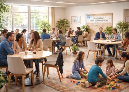 Comment le forum de la CAF : séparation mais cohabitation aide les familles