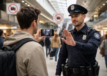 Pourquoi il est interdit de filmer dans certains lieux publics
