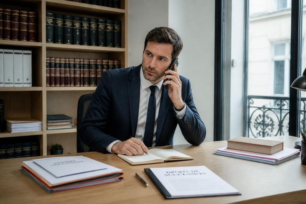 Comment appeler un notaire pour obtenir des informations sur les droits de succession