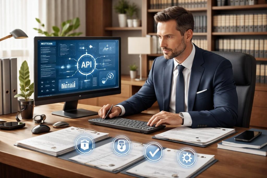 Les avantages de l&rsquo;intégration d&rsquo;une API notaire dans votre pratique professionnelle
