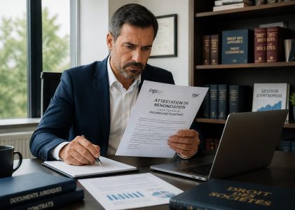 Pourquoi l&rsquo;attestation de renonciation à la protection du patrimoine personnel à l&rsquo;INPI est essentielle pour votre entreprise