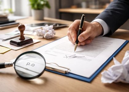 Signification p.o pour signature : les erreurs courantes à éviter