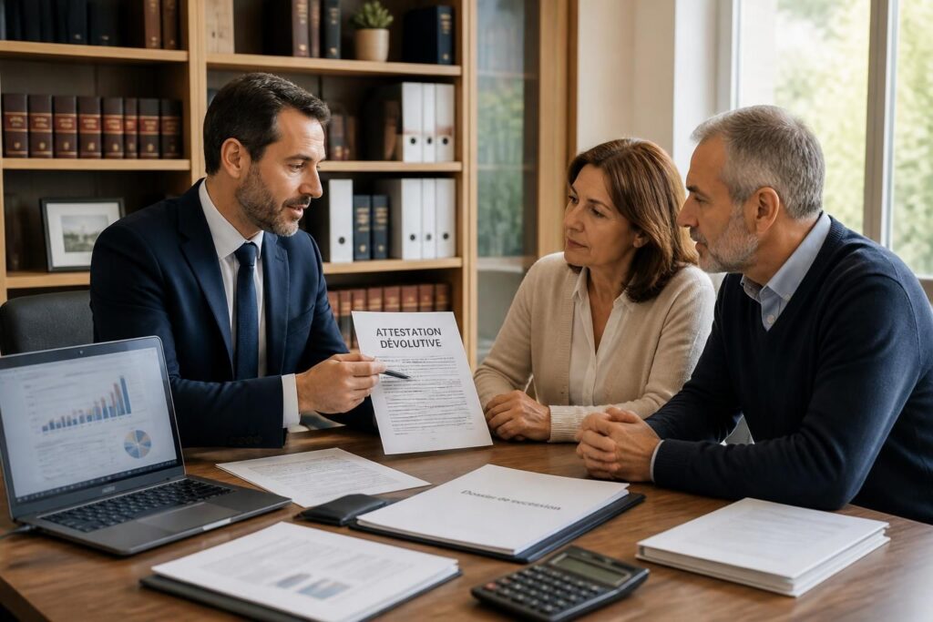 Comprendre l&rsquo;attestation devolutive avec notaire pour faciliter la transmission de patrimoine