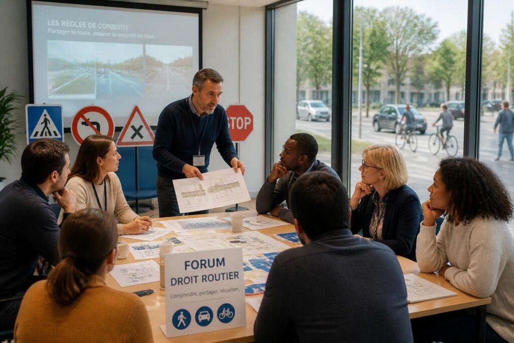Pourquoi participer à un forum sur le droit routier peut changer votre vision de la route