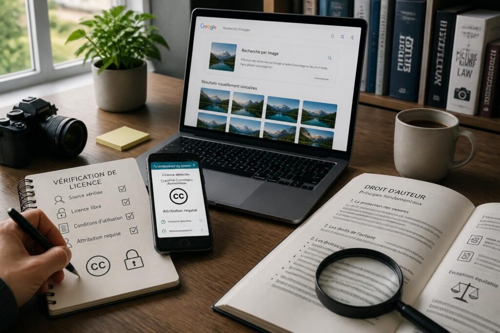 Les étapes essentielles pour savoir comment une image est libre de droit avant de l&rsquo;utiliser